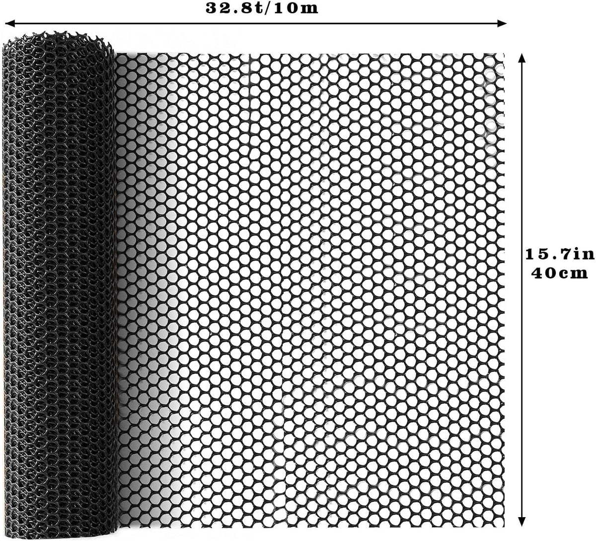 32.8 ft x 15.7 in roll mesh fence, package contents