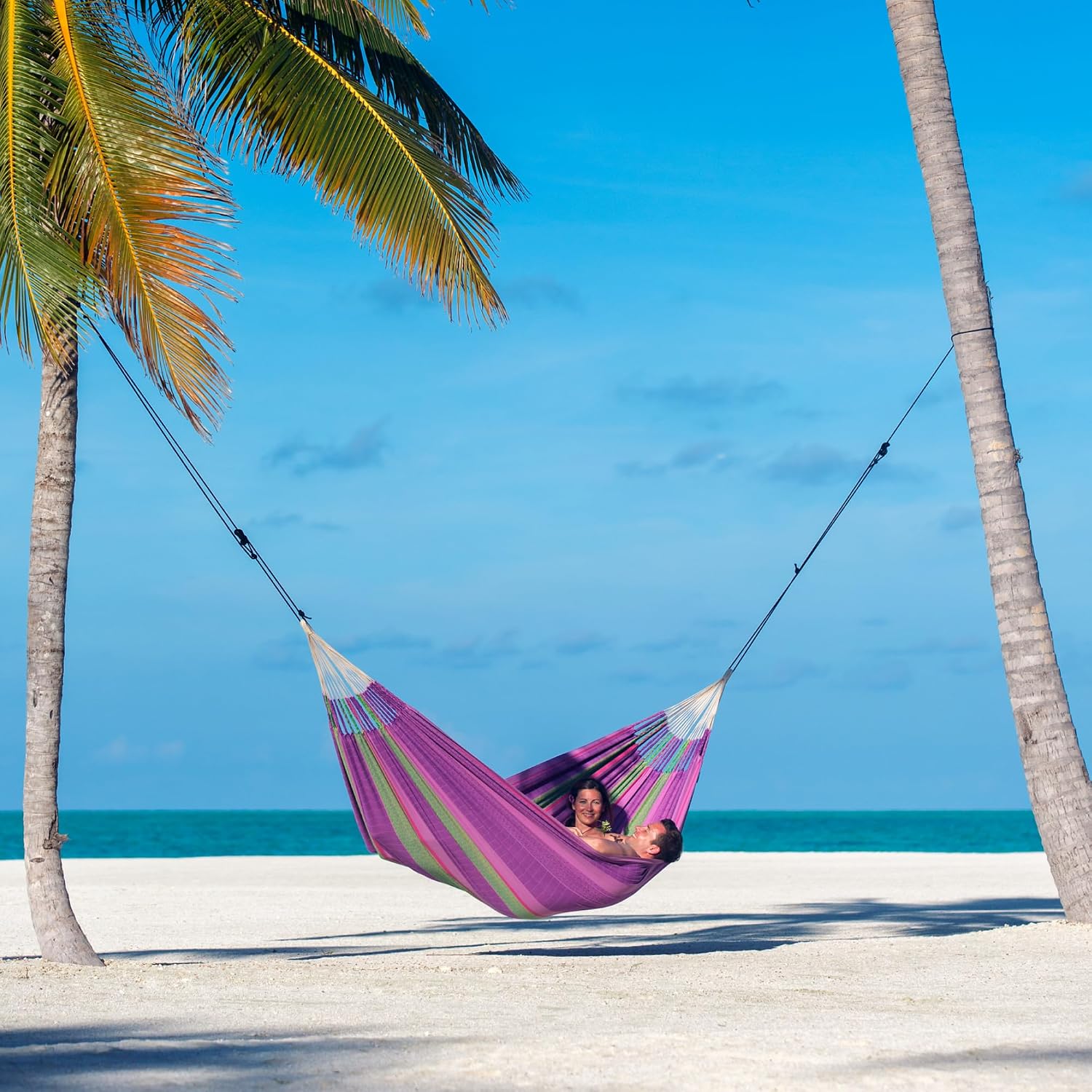LA Siesta TreeMount Black - Tree and Pole Suspension Set for Hammocks