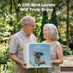 kiwibit solar smart bird feeder with camera, 4k, side view