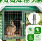 Hardware Cloth 1/2'' 48'' X 100' 19 Ga Chicken Wire Mesh Fence Double Layer | Welded Metal Wire Fence Mesh Roll for Gardens Plants Poultry Animals Cage Chicken Coop Accessories