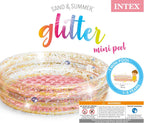 Intex Glitter Mini Pool, Inflatable Kids Pool, for Ages 1-3, Multicolor