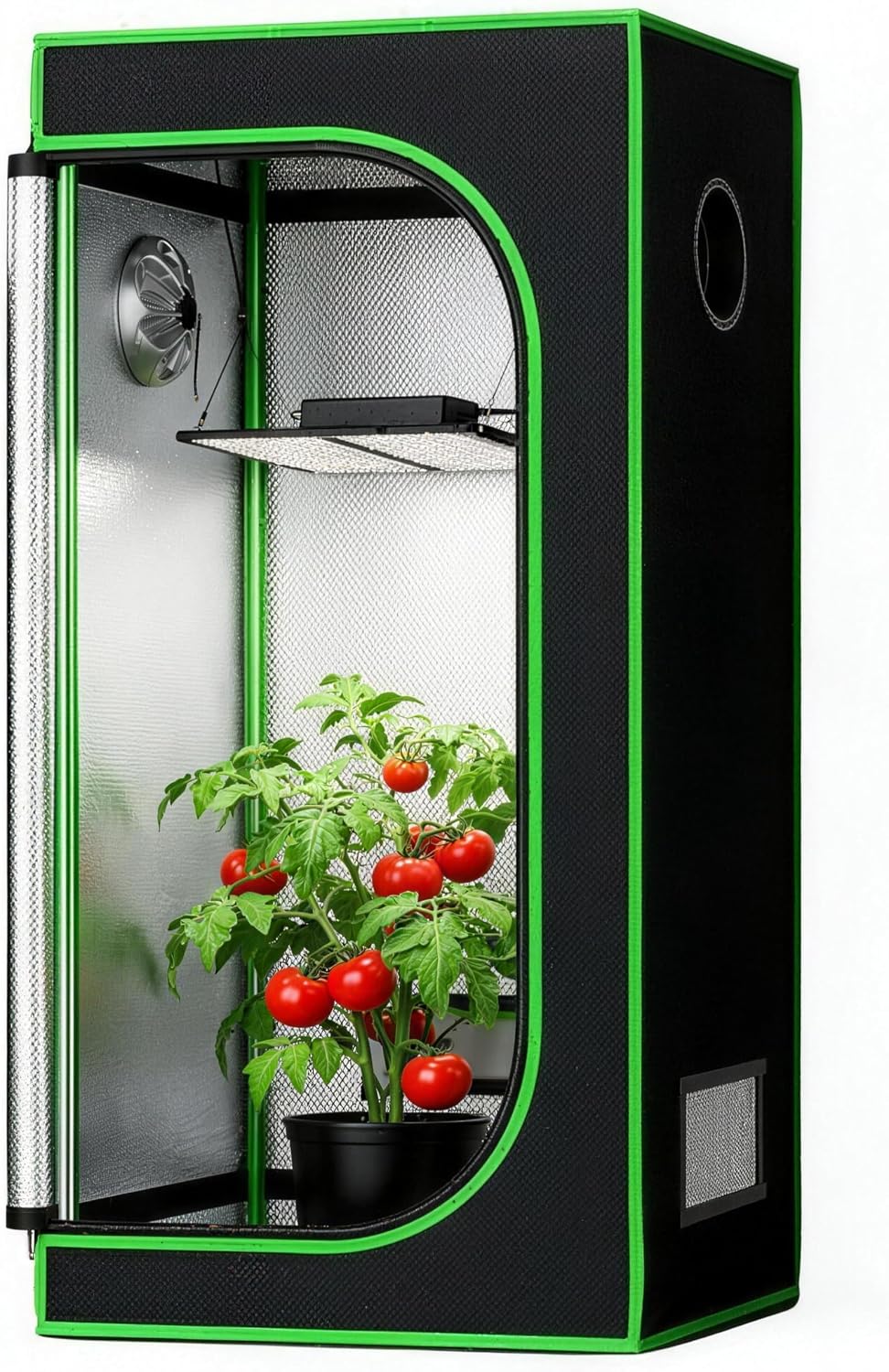 small grow tent for aerogarden，18”x18”x48” ，hydroponics growing system, main product view
