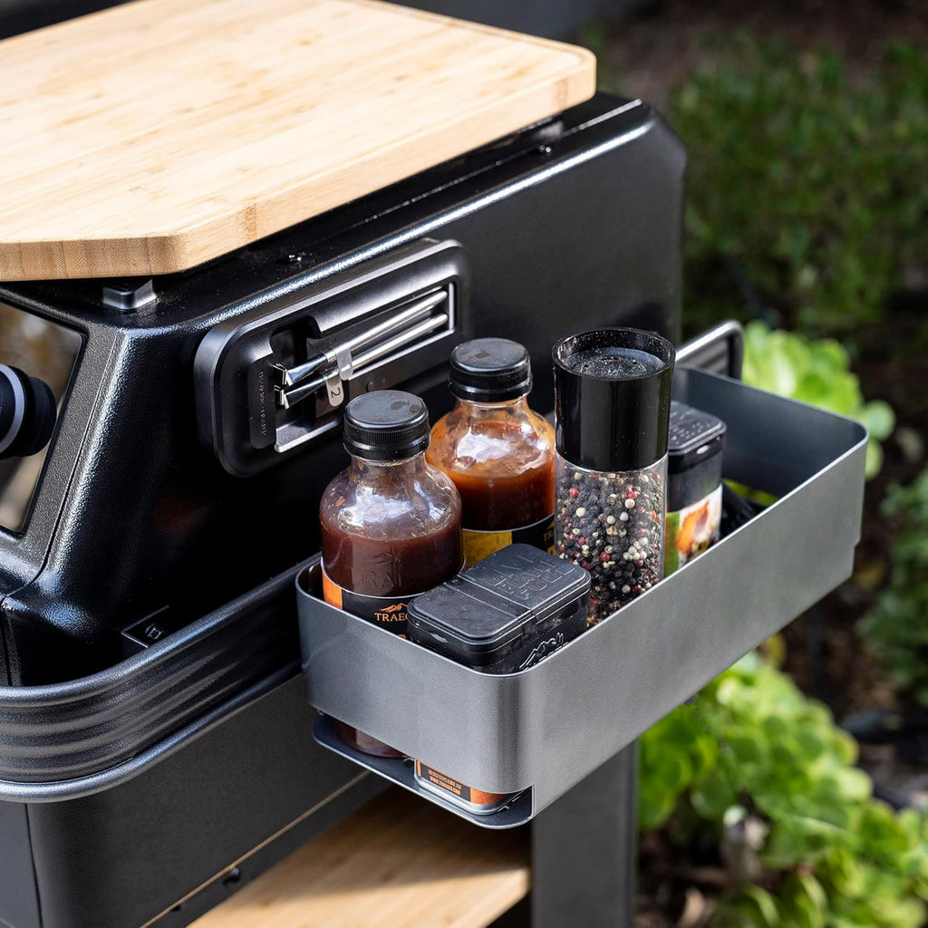 Traeger Grills P.A.L. Pop-and-Lock Storage Bin & Grills Flat Top Griddle Seasoning & Cast Iron Conditioner