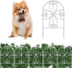 shoplala animal barrier (10 panels) 12x24in white metal, main product view