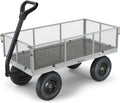 gorilla carts steel utility garden cart, 1000 lb., main product view