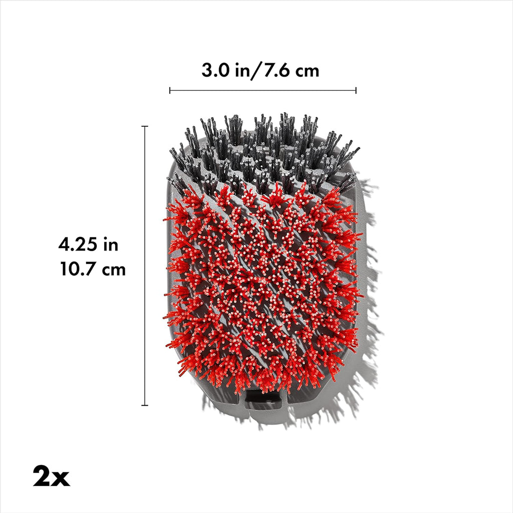 OXO Outdoor Nylon Grill Brush for Cold Cleaning Replacement Heads