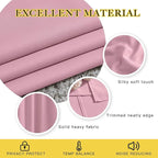 NICETOWN Patio Door Curtain Sound Blocking, Bedroom Privacy Room Divider Curtain, Thermal Insulated Blackout Closet Sliding Door Shade (1 Panel, 100" Wide x 120" Long, Rouge Pink)
