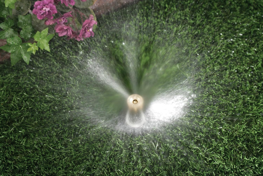 Orbit 80312 4-inch Professional Pressure-Regulating Pop-Up Spray Head Sprinkler with 15-Foot Brass Nozzle, Full Spray