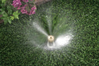 Orbit 80312 4-inch Professional Pressure-Regulating Pop-Up Spray Head Sprinkler with 15-Foot Brass Nozzle, Full Spray