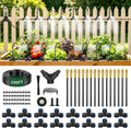 100FT Drip Irrigation Kit, Adjustable Sprinklers for Raised Garden Beds | For Home Gardeners, Ideal for Flower Beds, Vegetable Gardens, Greenhouses & Patio Plants, Expandable Design & Timer Ready