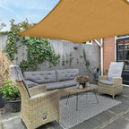AsterOutdoor Sun Shade Sail Rectangle 16' x 16' UV Block Canopy for Patio Backyard Lawn Garden Outdoor Activities, Sand