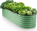 9-in-1 galvanized steel raised garden bed // 8×2×1.5, main product view