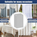 36pcs Outdoor Curtain Weights, Plastic Wrapped Magnetic Drapery Weights, Waterproof Heavy Duty Curtain Magnets for Heavy Wind, Outside Curtain, Shower Curtain, Tablecloth, Flag (Grey)