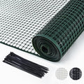 potatolife green plastic garden fence, hardware mesh, 40'', main product view