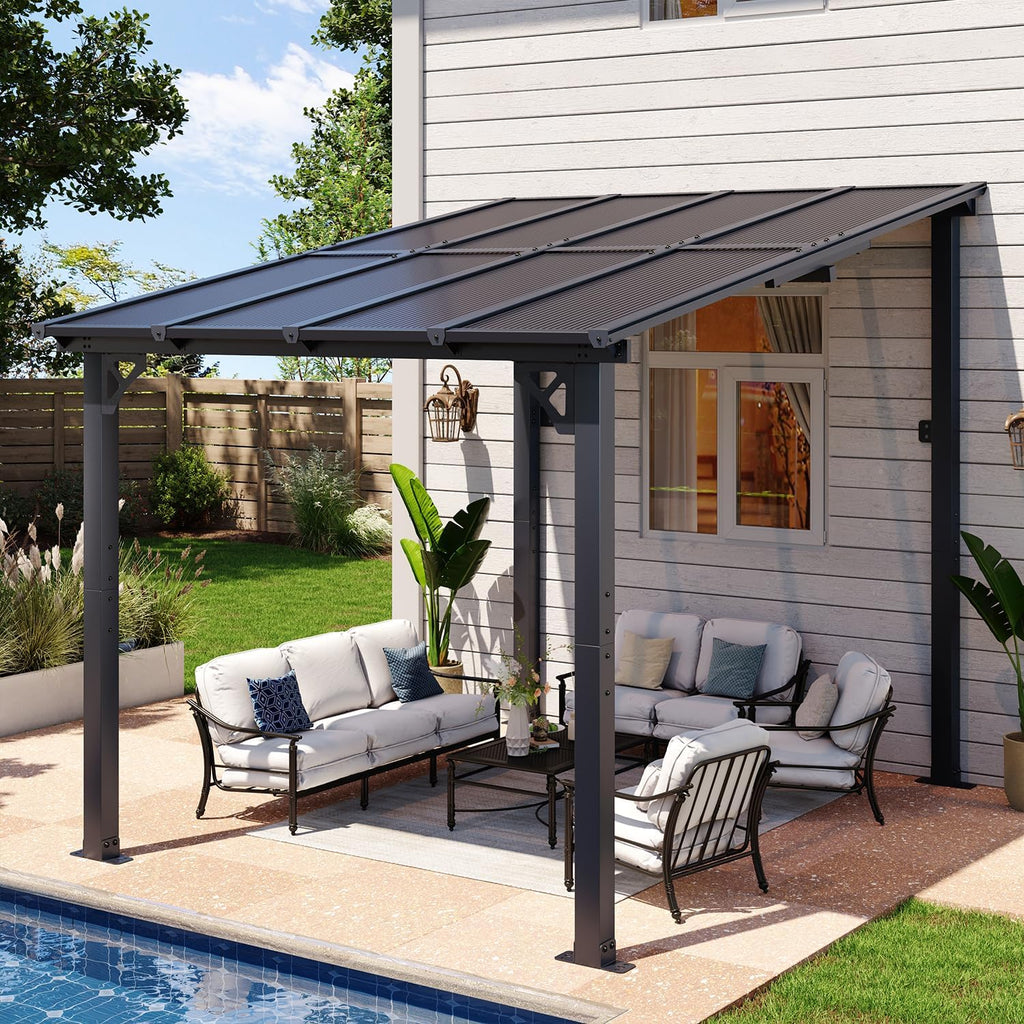 aoxun 8’x10’ gazebo for patio, gazebo pergola with, main product view