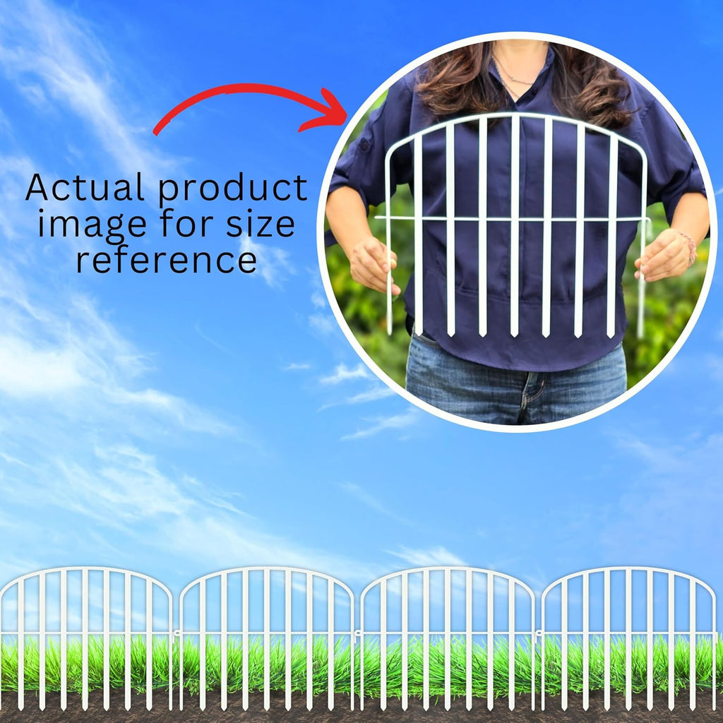 shoplala decorative fence (10 panels) 13in(l) x 16.5in(h), close-up detail