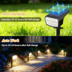 Sucolite 6-Pack Solar Spot Lights Outdoor Waterproof IP65, 3 Lighting Modes 2-in-1 Solar Landscape Spotlights for Yard, 59 LED Solar Powered Wall Lights for Garden Pathway Driveway Walkway, Warm White