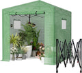 8x6 ft walk‑in green house for outdoors, pop‑up, main product view