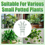 Plant Support Stakes,Stackable Plant Trellis for Indoor Climbing Plants,Small Plant Climbing Trellis for Potted Plants Plastic Climbing,Potted Plant Trellis for Houseplants (6PCS)