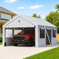 10x16 carports heavy duty, portable single car port, main product view