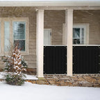 UPGRADE Privacy Fence Screen 5'x41' Black Outdoor 90% Visibility Blockage 170 GSM Mesh Shade Cover Panels for Backyard,Balcony,Home Decoration with Zip Ties,Customized Avaliable