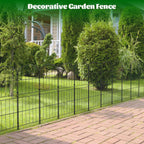 pinpon 10-panel arched garden fence 37.5inh x 10.4ftl, package contents