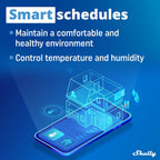 Shelly Plus Add-On | Wi-Fi & Bluetooth Add-On for Shelly Plus Devices | Measure Temperature and Humidity | Home Automation | Works with Alexa & Google Home | iOS Android App | No Hub | Digital Sensor
