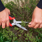 FELCO 456 Universal Stainless Steel Scissors - Versatile Multi-Purpose Scissors for Garden, Household and Workshop, Serrated Blade, Ergonomic Handle, Durable and Precise