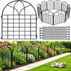 tall decorative garden fence, 25 ftx 32" h, main product view