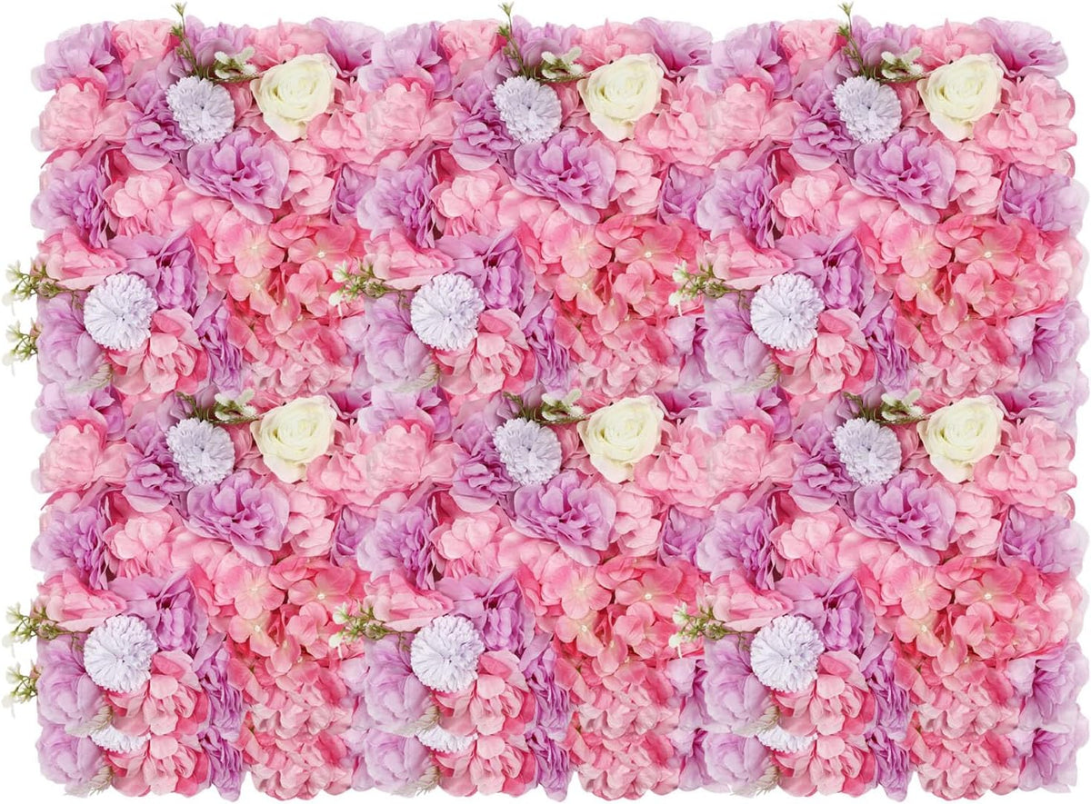 15"x 15" artificial flower wall panels,flower wall mat, main product view