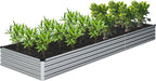 diiyiv 2pcs 12x4x1ft galvanized raised garden bed kit,vegetable, view 9