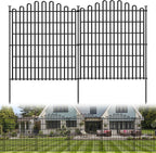 10 panels no dig decorative garden fence, dog, main product view