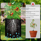 2 Pack 10 Gallon Potato Grow Bags with Pull-Down Harvest Window, Potato Bags for Growing Potatoes Heavy Duty Thickened Nonwoven Fabric Gardening Vegetable Growing Bags with Visible Window