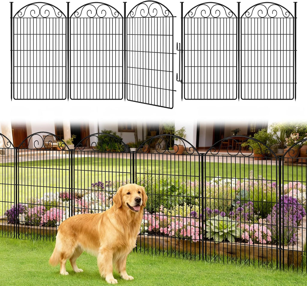 colrasn 5 panels no dig decorative garden dog, main product view
