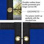 UPGRADE Privacy Screen 6' x 50' Fence Commercial Shade Cover with Brass Grommets Heavy Duty Perfect for Outdoor Back Yard, Blue, Customizable