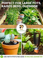 4 Pcs Ollas Terracotta Watering Pots Large - 14 Oz Self Watering Planter Insert Olla Watering System for 1-Week Easy to Refill - Clay Plant Watering Globes for Outdoor & Indoor Plants [4, Multicolor]