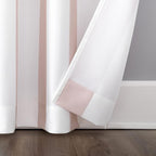 Sun Zero Valencia Cabana Stripe Indoor/Outdoor UV Protectant Energy Efficient Grommet Curtain Panel