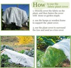 plant covers freeze protection 10x30ft floating row cover showing dimensions