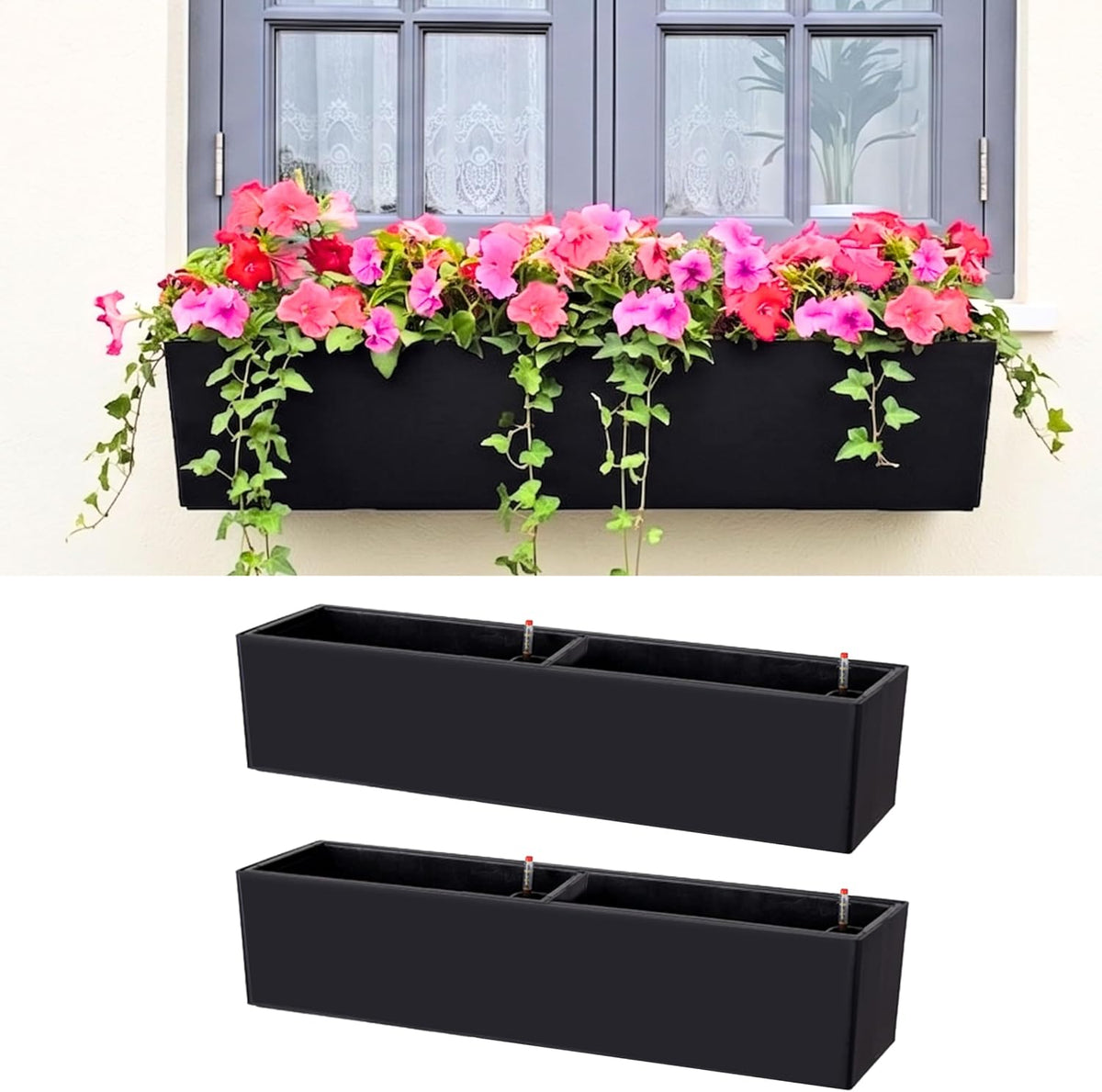 lalagreen hanging planter boxes outdoor (40 inch, 2, main product view