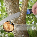 Pole Saws for Tree Trimming, 7.5 FT Long Extension Pruning Saw, Lightweight Stainless Steel Extension High Pole Pruning Pole Saw with Blade for Trimmer Yard Garden and Patios Trees Branches