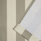 Exclusive Home Canopy Stripe Indoor/Outdoor Grommet Top Curtain Panel, 54"x108", Taupe / Sand, Set of 2