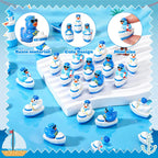 30 Pcs Sailor Cruise Ducks, Mini Sailor Cruise Resin Ducks Bulk | Fun Printed Toy Figures for Birthday Party Favors, Themed Decor, Kids Gift Collection (Cruise Duck)