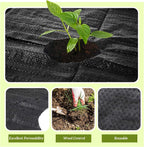 6.5 ft garden weed barrier landscape fabric with, package contents