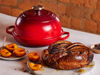 Le Creuset Enameled Cast Iron Signature Round Bread Oven, 9.5 inch, Cerise