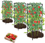tomato cages, square tomato plant stakes support cages, main product view
