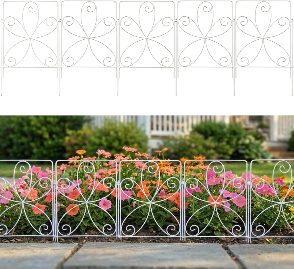 shoplala garden fence (10 panels) 12.5in(l) x 16.5in(h), main product view