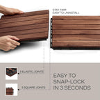 thyoi premium deck tiles, 10 pcs patio flooring showing dimensions