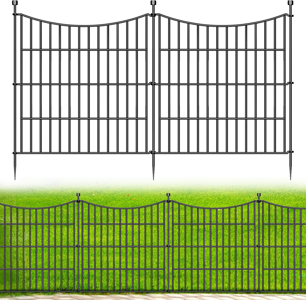 no dig dog fence outdoor for yard, 24, main product view