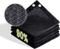 90% patio shade cloth 8×8 ft with grommets, main product view