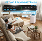 zafro portable air conditioner, 12000 btu(8000 btu sacc), front angle view